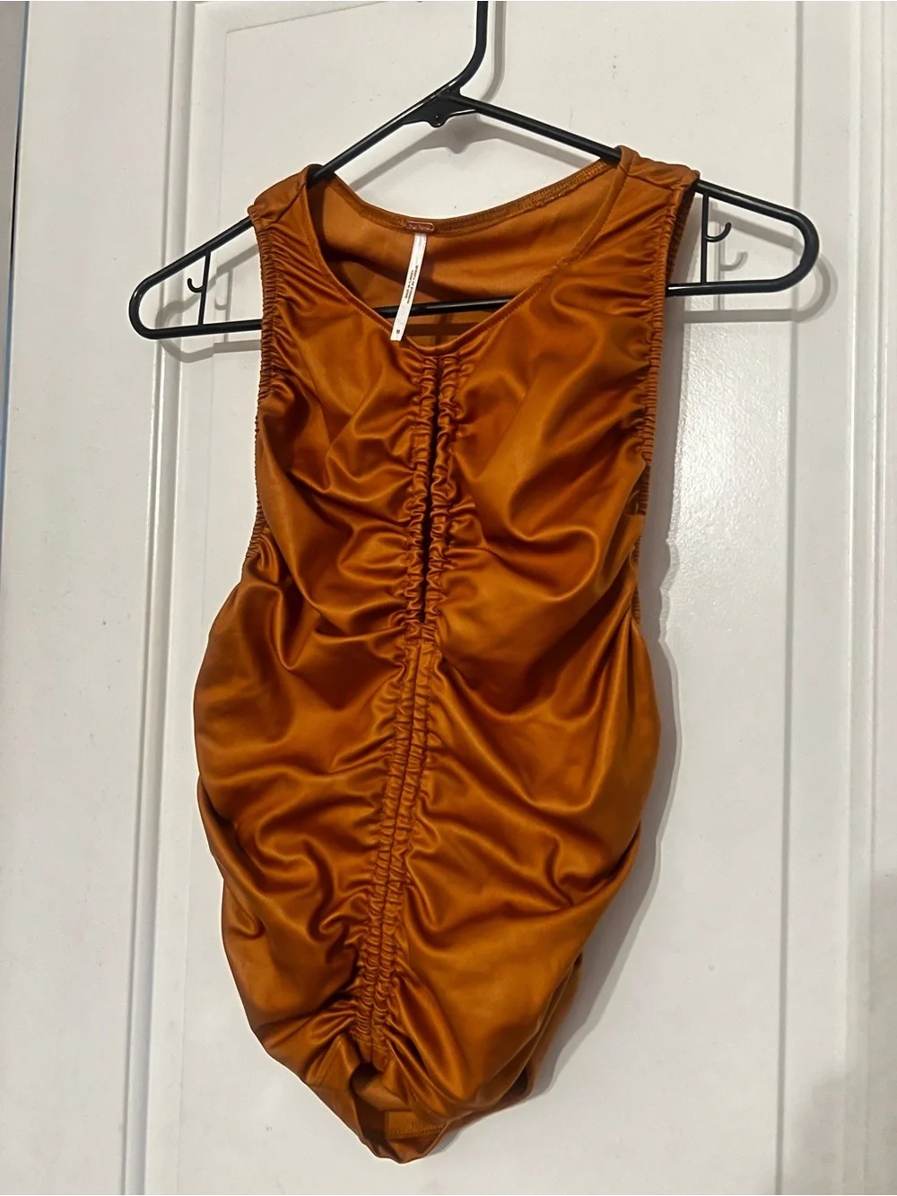 Free People Ride Along Ruched Crop Tank | medium - Picture 2 of 4